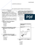 Prueba Diagnóstica 4º Español 1