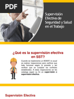 Supervisión Efectiva de Seguridad y Salud en El Trabajo