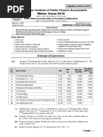 Winter Exam-2019 Pakistan Institute of Public Finance Accountants