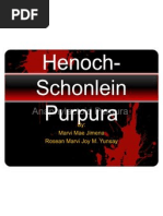 Henoch-Schonlein Purpura