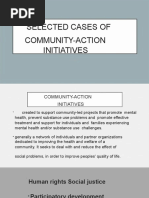 Selected Cases of Community-Action Initiatives: Group 7