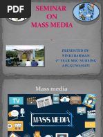 Mass Media and Folkmedia