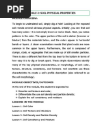 Soil Module 2 Lesson 1