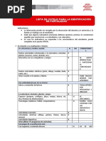 Lista de Cotejo - Caso Secundaria