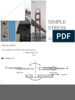 Chapter 1 - Simple Stress (Shear, Bearing and Pressured Vessel)