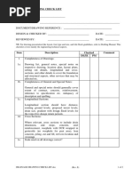 Drainage Drawing Check List