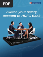 Switch Your Salary Account To HDFC Bank