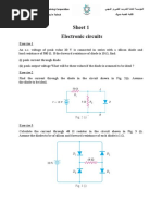 Sheet 1 Electronic Circuits