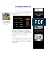Hermes Trismegistusemerald Formula and Corrospondances