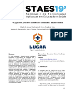 +lugar: Um Aplicativo Gamificado Destinado À Saúde Coletiva