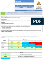 Camping Risk Assessment