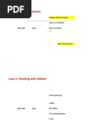 Case 1: Normal Customer: Desgisn Without Account Sign in As Facebook Open App Login Sign in As Gmail