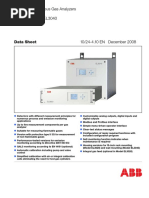 El3000 Series: Easyline Continuous Gas Analyzers Models El3020, El3040