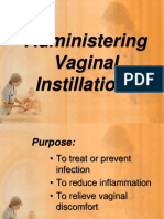 Administering Vaginal Instillations