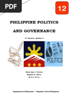 Philippine Politics and Governance: 2 Quarter: Module 2