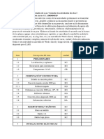 Evidencia de Producto - Estudio de Caso "Listado de Actividades de Obra"