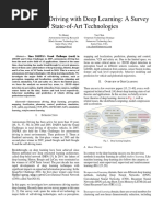 Autonomous Driving With Deep Learning: A Survey of State-of-Art Technologies