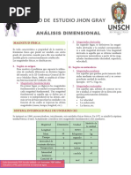 Análisis Dimensional FISICA PRE