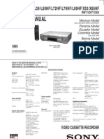 Service Manual: SLV-L49/L52/L59/L69HF/L72HF/L79HF/L89HF/X55/X66HF