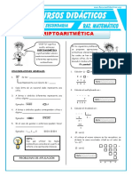 Problemas de Criptoaritmetica para Tercero de Secundaria