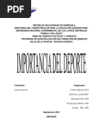 DEPORTE Informe