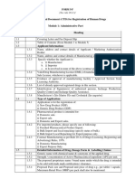 Common Technical Document (CTD) For Registration of Human Drugs Module 1: Administrative Part Section Sub-Section Heading