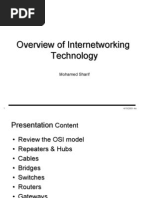 Overview of Internetworking Technology