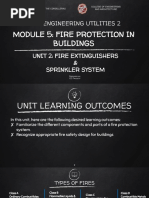 Fire Extinguishers and Sprinkler Systems