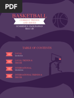 Basketball Current Trends & Issues