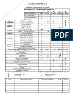 Plano Manutenção Modelo