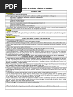 Checklist On Assisting A Patient To Ambulate