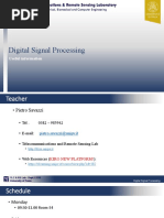 Digital Signal Processing: Useful Information