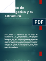 El Diseño de Investigación y Su Estructura