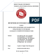 Business Economics Report: Foreign Trade University School of Economics and International Business