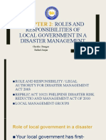 Roles and Responsibilities of Local Government in A Disaster Management