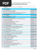 Java CheckList Sample - Modified From TMA Solution