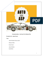 Auto Spare Parts - Buisness Plan