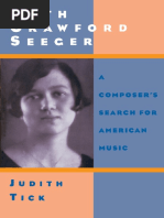 Judith Tick Ruth Crawford Seeger A Composer S Search For American Music