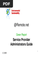 @remote Net: Service Provider Service Provider Administrators Guide