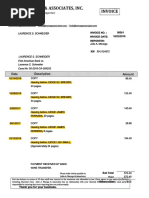 JULIO A. MOCEGA & ASSOCIATES, INC., Invoices For Transcripts