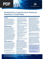 Mantenimiento de Escala Real y Pasarela Principal