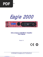 Eagle 2000: Ultra-Compact 2 KW FM R.F. Amplifier