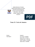 Informe Carta de Jamaica