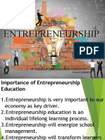 ENTREPRENEURSHIP