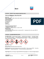 Safety Data Sheet: Chevron (Philippines) Diesel Fuel Oil