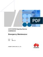 SG7000 Emergency Maintenance (V200R005C02 - 02)