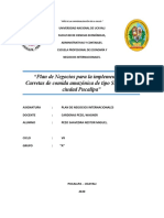 Plan de Negocios para La Implementación de Carretas de Comida Amazónica de Tipo Snack en La Ciudad Pucallpa