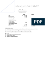 PROBLEM 11-1 Accrual of Income, Prepayments-Asset Method, Precollection-Liability Method