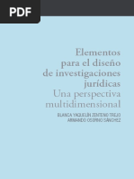 Elementos para El Diseño de Investigaciones Jurídicas