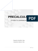 SLK Precalculus Quarter 1 Unit 1